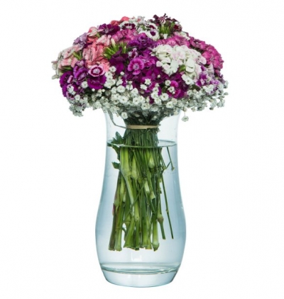11 kırmızı gül vazoda Çiçeği & Ürünü Renkli hüsnüyusuf aranjmanı 