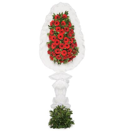  Samsun Çiçek Siparişi Kırmızı Gerbera Sepet/Çelenk