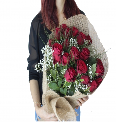 9 kırmızı gül buketi Çiçeği & Ürünü Butik 25 Kırmızı Gül  Buketi  