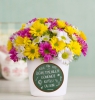 Samsun Çiçekçi Öğretmenler Gününüz Kutlu Olsun Sticker Rengarenk Papatyalar
